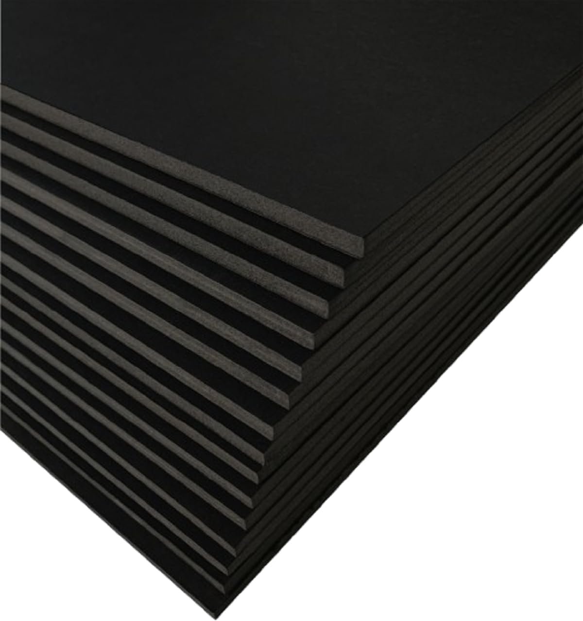 Black Foam Board 20 x 30 x 1/8" (3mm) Inch, 15 Pack Acid-Free Foam Core Poster Board Sheets for Art, Crafts, Presentation, Vision Board, Signboard, and Party Decorations