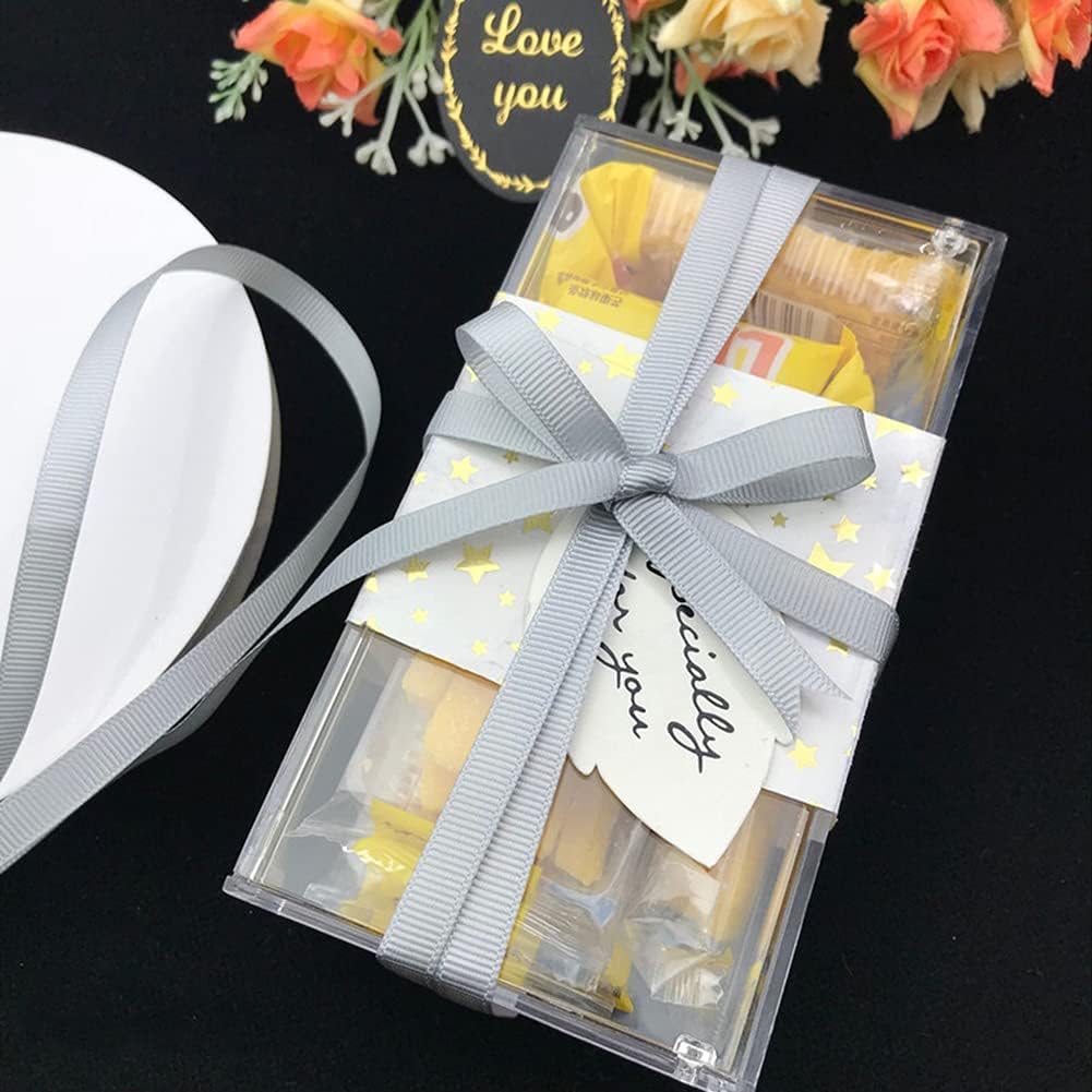 LIUYAXI 1-1/2" X 50 Yards Solid Silver/Grey Grosgrain Ribbon, Perfect for Crafts, Wedding Decor, DIY Hair Accessories, Sewing, Gift Package Wrapping and More
