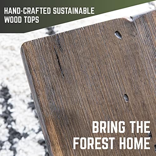 PIPE DECOR Restore Solid Wood Coffee Table Top 18 in. x 36 in. x 1.25 in. - Image 3