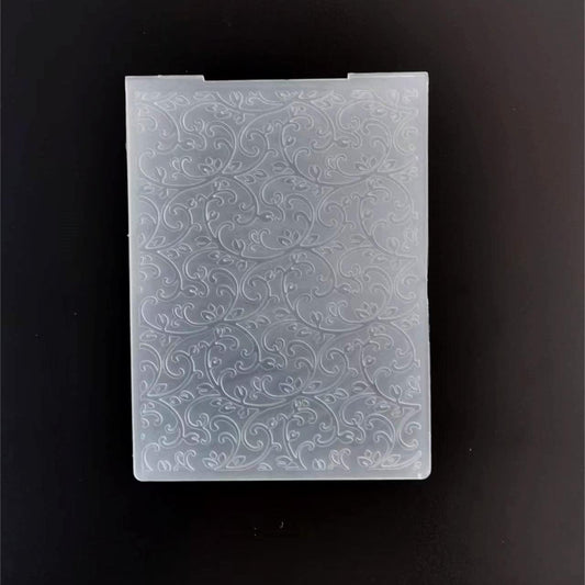 1PC Vine Leaves Background Embossing Folder for Card Making Floral DIY Plastic Scrapbooking Photo Album Card Paper DIY Craft Decoration Template Mold 10.5x14.5cm