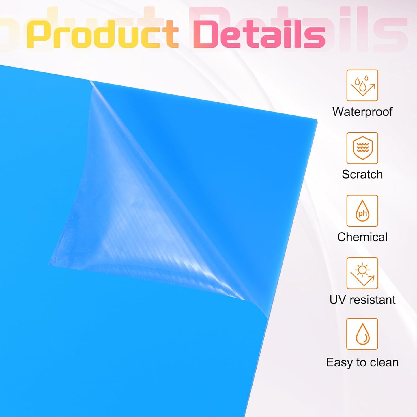 uxcell 2Pcs Acrylic Sheets 12x8 Inch Acrylic Panel 1/8 Inch-3mm Plastic Board for Picture Frames Sign Holders DIY Display Projects Craft, Blue