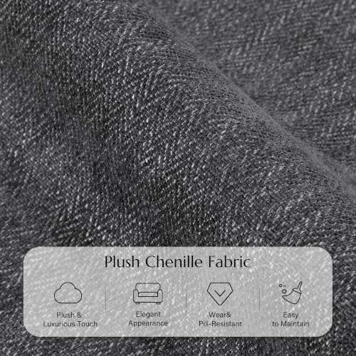 Traditional Chenille Couch Sofas - Image 6