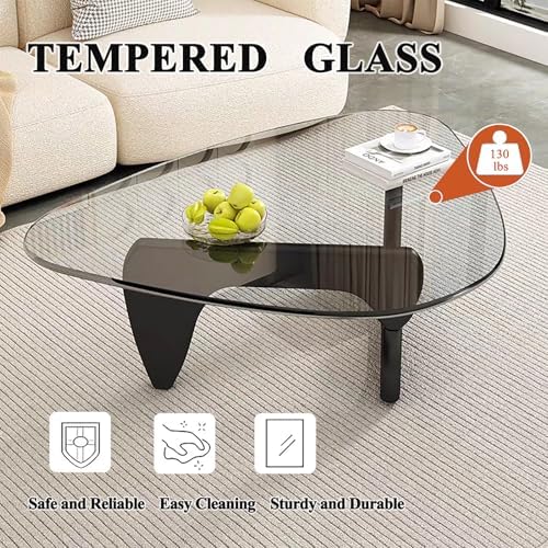 Mid Century Modern Glass Coffee Table, Coffee Table - Image 3