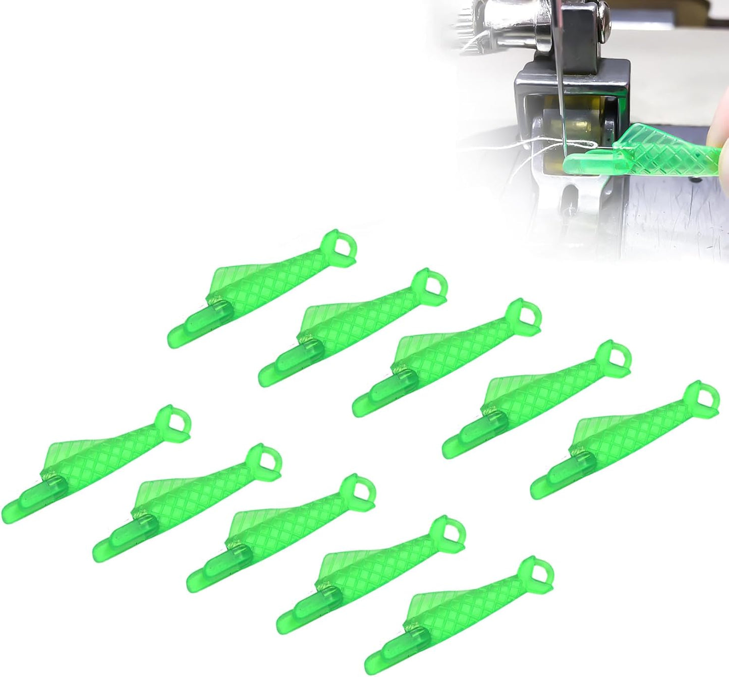 Fish Mouth Sewing Machine Needle Threader - 2025 New Automatic Tool, Quick & Easy Loop Threader for Enhanced Sewing Efficiency & Precision (30)