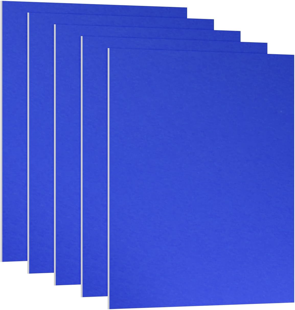 PATIKIL 3.3x2.1x1/32inch Anodized Aluminum Sheet, 5Pcs Metal Rectangle Aluminum Plate 0.8mm Thick Engraving Blanks for Laser Engraving DIY Decorative Crafting Home Decoration, Blue