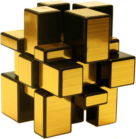 TANCH Mirror Speed Magic Cube 3x3 Puzzle Toy for Children & Adults Gold…