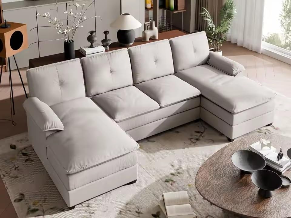 U-Shaped Sectional Couches for Living Room Furniture Sofas Set Sofa Sleeper by Unknown