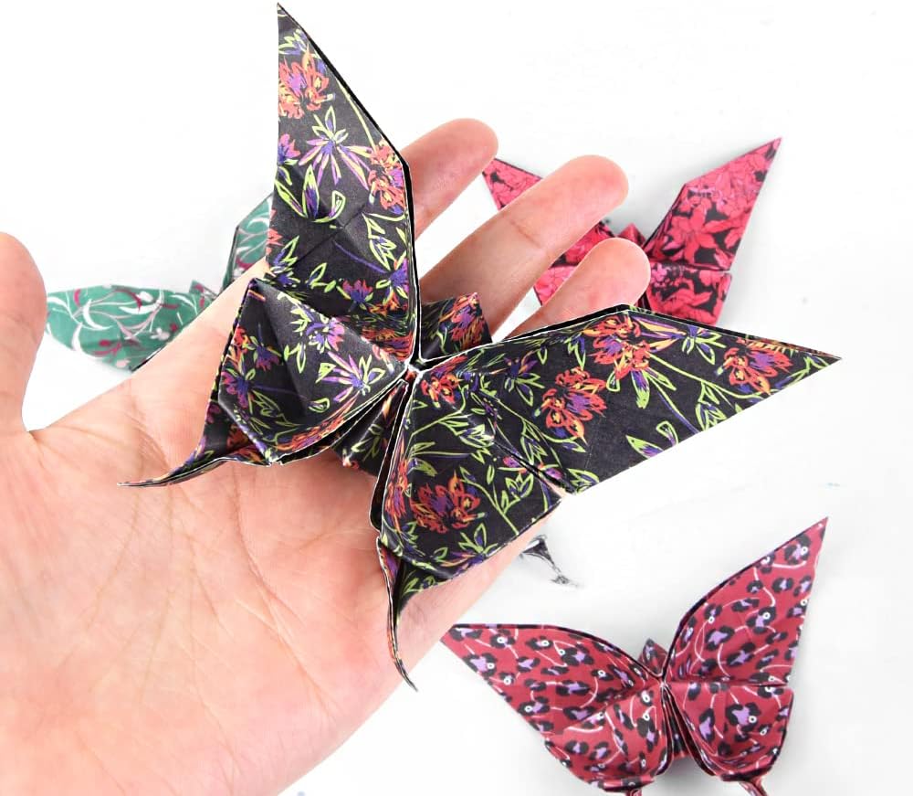 Origami 6x6 Paper Kit 150 Sheets 50 Vivid Colors Double Sided Same Printed Traditional Patterns Square for Arts Crafts Projects Japan traditional Chiyo Japanese Chiyogami