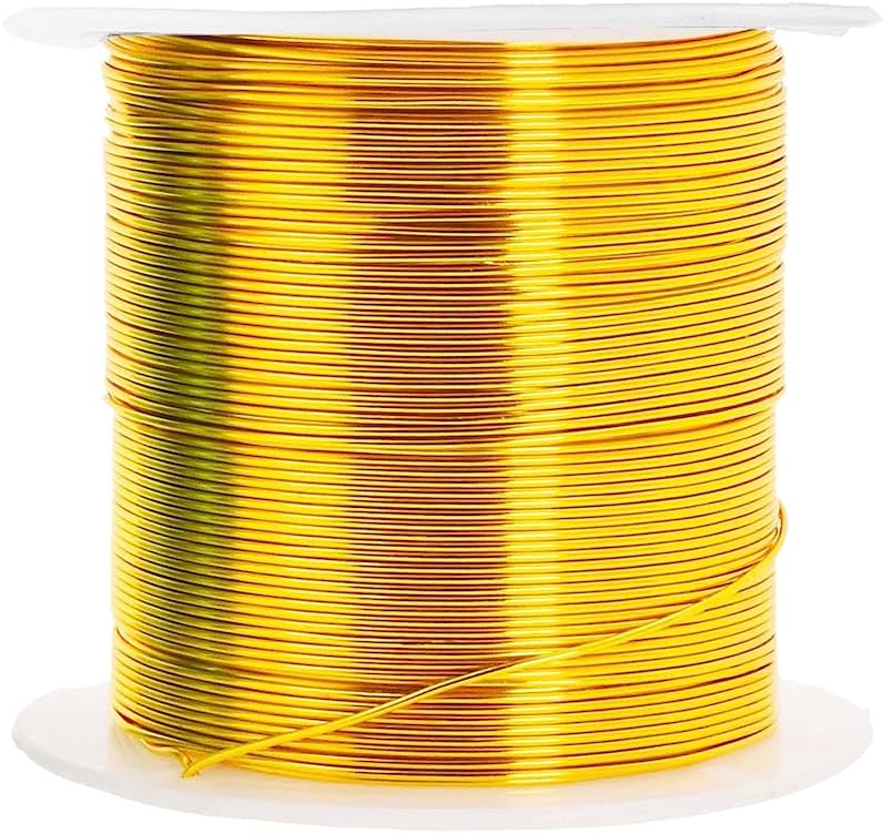 Mandala Crafts 20 Gauge Anodized Aluminum Craft Wire for Jewelry Making - 400 FT Colored Flexible Pastel Wire - Bendable for Bonsai Armature Crafting Sculpting