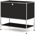 Metal Sidetable with Flap Door, 27.5" Height by SIMPLINK