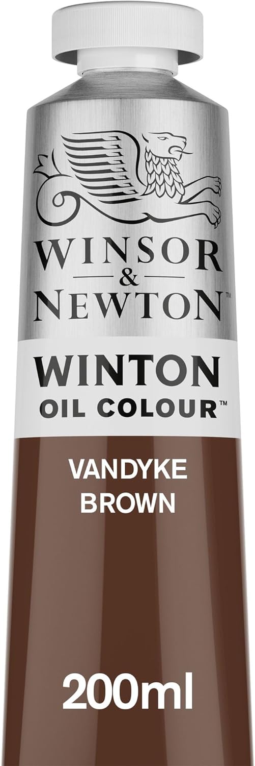 Winsor & Newton Winton Oil Color, 200ml (6.75-oz) Tube, Vandyke Brown