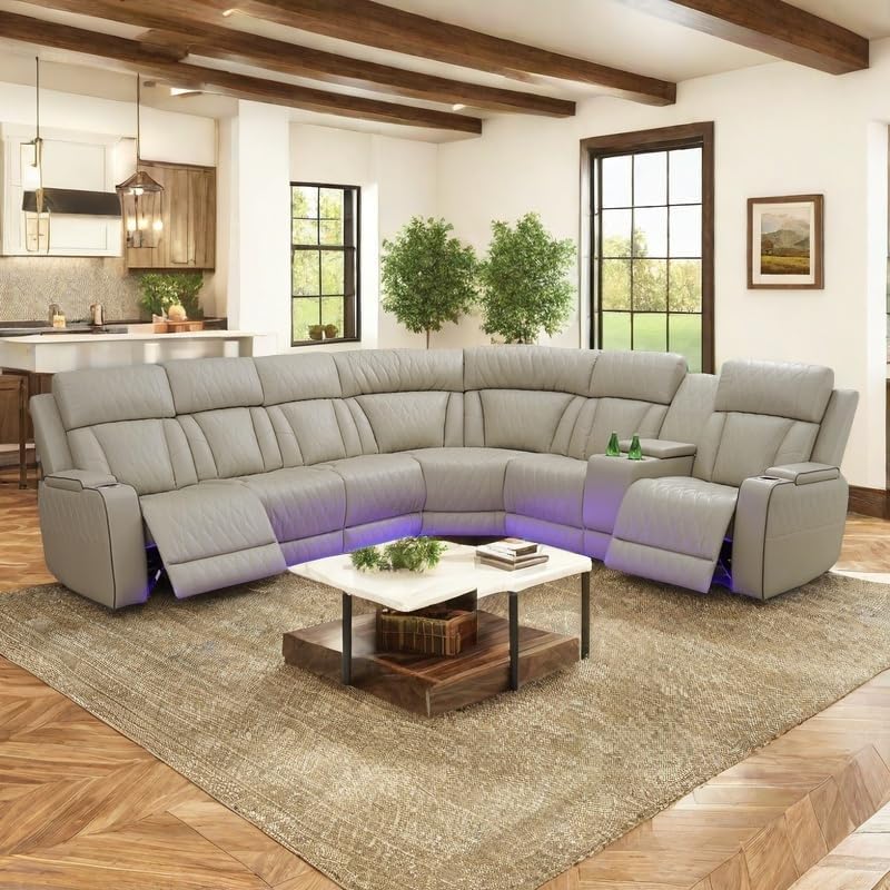 Power Recliner Sofa Sectional Sofa - Image 6