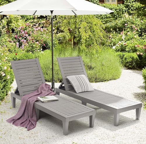 Nestl Lounge Chair Outdoor, Tanning Chair, Chaise Lounge Outdoor Set of 2 - Image 7