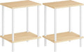 HOOBRO End Tables Set of 2, Small Side Table, Nightstand by HOOBRO