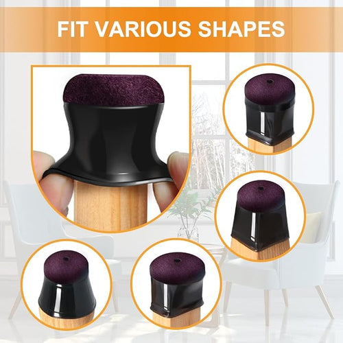 24 Pcs Chair Leg Floor Protectors - Image 2