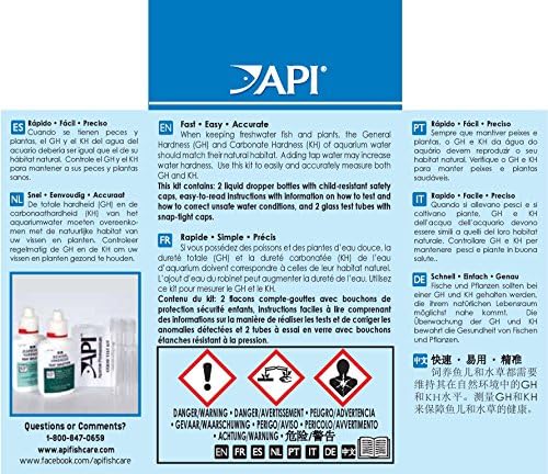 API GH & KH TEST KIT Freshwater Aquarium Water Test Kit, 2.5 oz. - Image 2