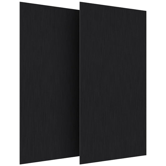 2Pack Anodized Aluminum Sheet 6 x 12 x 1/32(0.0315") Inch Black Anodized Aluminum Metal Plates Engraving Blanks for Laser Engraving, DIY, 0.8MM Thin Decorative Aluminum Metal Sheets for Crafting
