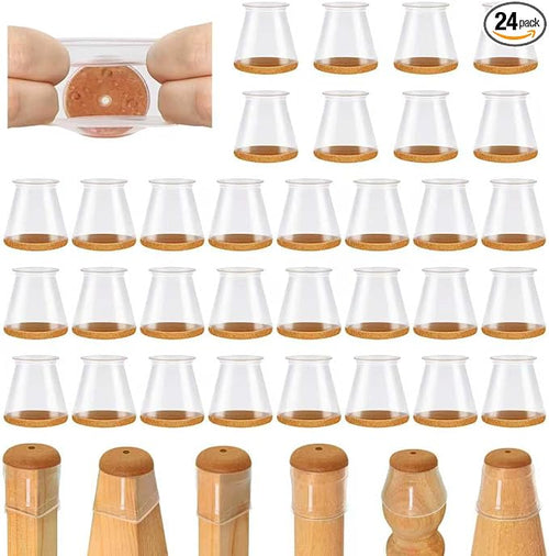 32 Pcs Chair Leg Floor Protectors by VIUME