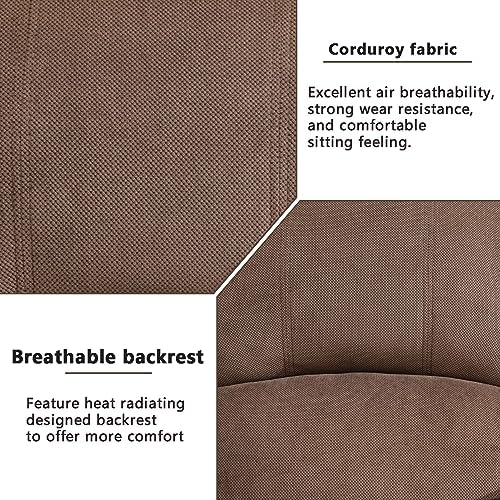 A Ainehome 3 Piece Set Corduroy Recliner Sofa Set - Image 6