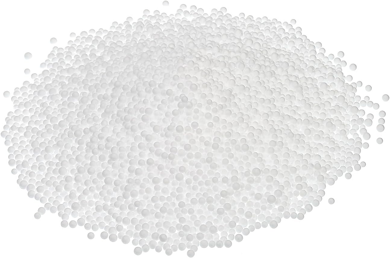 MECCANIXITY Foam Beads Foam Balls 2-3mm for Wedding and Party Decorations, Tiny Packing Balls, Arts DIY Crafts Supplies (White,1 Pack Approx 8000pcs)