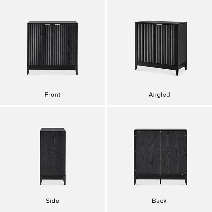 mopio Brooklyn Fluted Storage Cabinet, Modular Accent Buffet Sideboard - Image 8