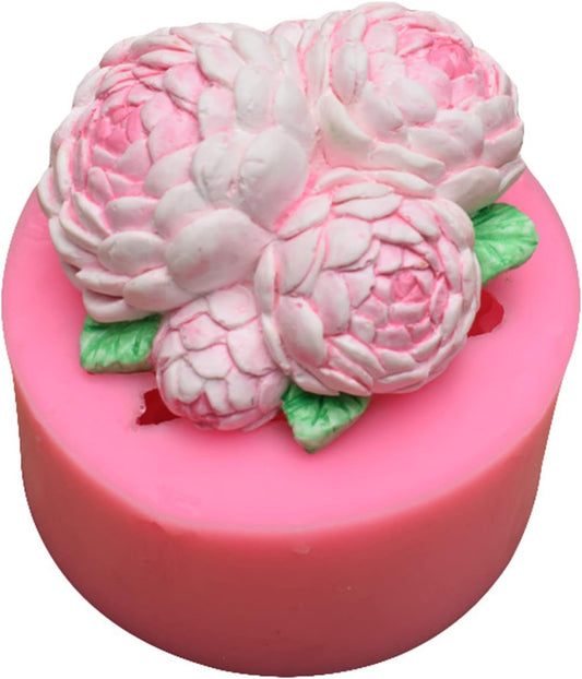 3D Rose Flower Silicone Fondant Mold Chocolate Candy Cake Decorating Mould Soap Candle Mold Resin Clay Baking Pastry Tools