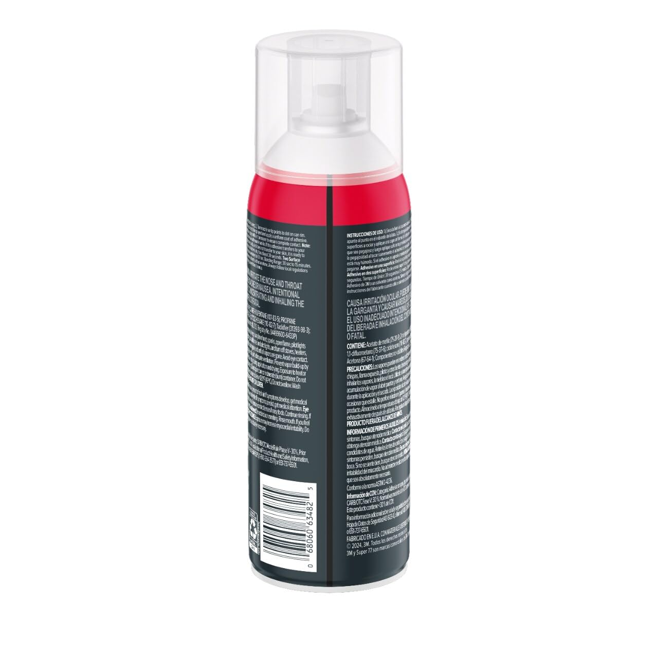 3M Super 77 Multipurpose Spray Adhesive, 7.35 oz Cans, Pack of 12 – Bulk High-Strength Spray Glue for Foam, Fabric, Plastic, Paper, Cardboard, Metal & More