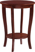 Convenience Concepts American Heritage Round End Table by ConvenienceConcepts