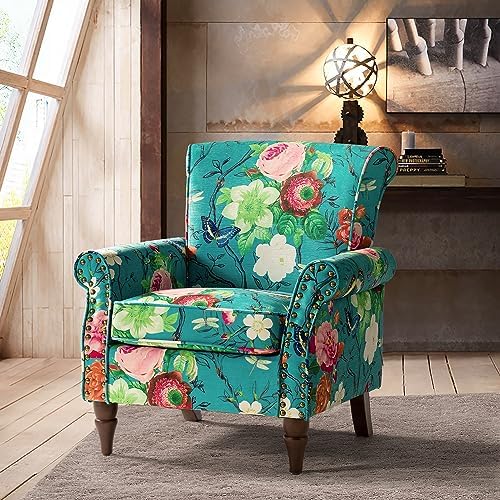HULALA HOME Traditional Floral Accent Chair by HULALAHOME