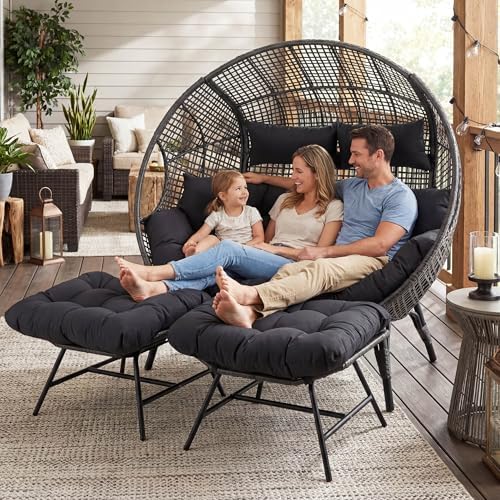 NICESOUL Luxury Double Egg Chair - Image 3