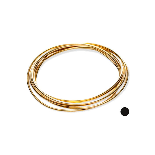 14 Gauge, Jeweler's Brass Wire, Red Brass, Round, Dead Soft, CDA #230 Alloy Jewelry Grade Made in USA - 5FT by CRAFT WIRE