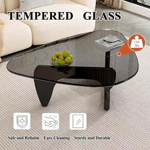 Modern Glass Coffee Table, Mid Century Coffee Table, Small Coffee Table - Image 3