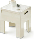 Nightstand Bedside Table with Storage Space, Dorm and Small Spaces, Easy by Permory