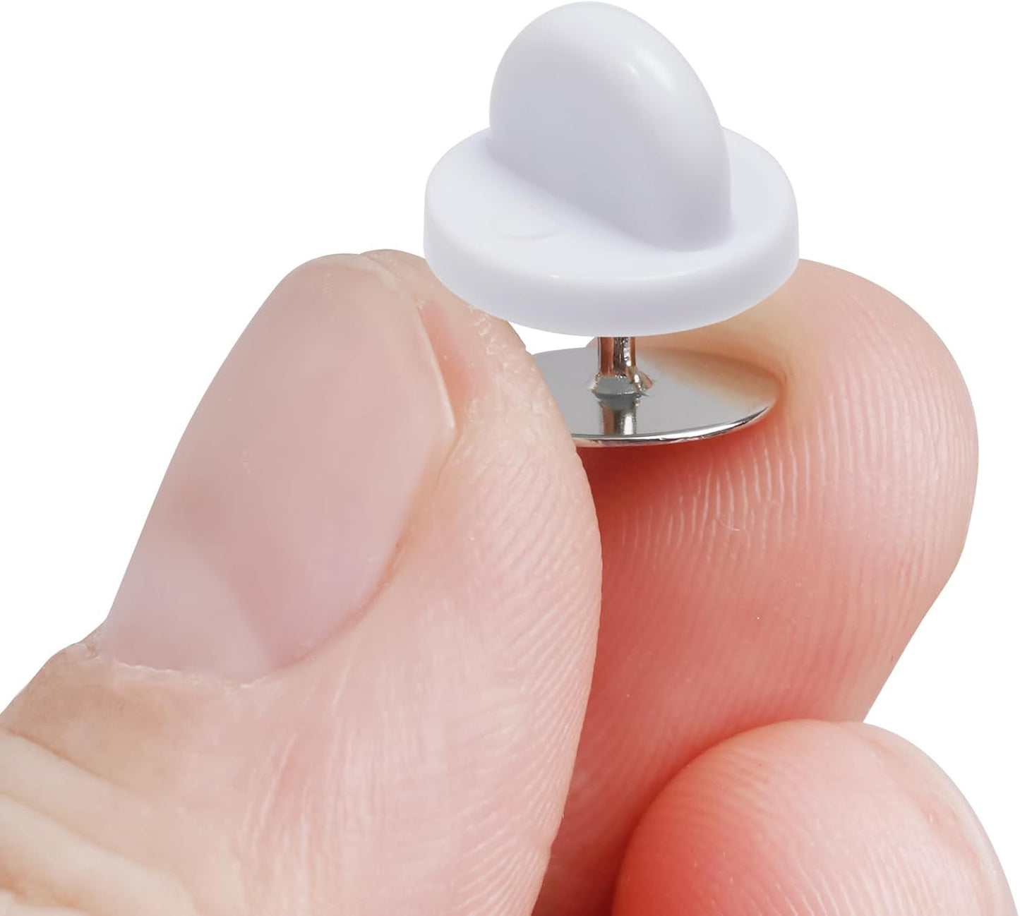 400pcs PVC Rubber Butterfly Clutch Pins Tie Tacks Blank for Uniform Badges Backing Holder Clasp Lapel Enamel Pins(200 Sets),White