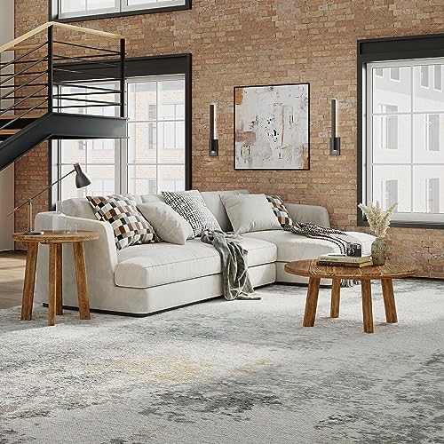 Jofran Reclamation 36" Round Rustic Reclaimed Solid Wood Coffee Table - Image 5
