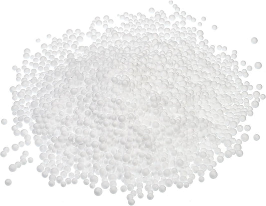 MECCANIXITY Foam Beads Foam Balls 4-6mm for Wedding and Party Decorations, Tiny Packing Balls, Arts DIY Crafts Supplies (White,1 Pack Approx 5000pcs)