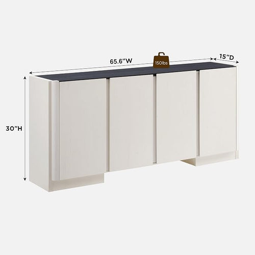 66" Large Sideboard Buffet Cabinet - Image 2