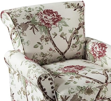 HULALA HOME Traditional Floral Accent Chair - Image 6