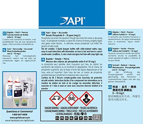 API Phosphate Test Kit For Freshwater And Saltwater, 64 OUNCES - Image 2