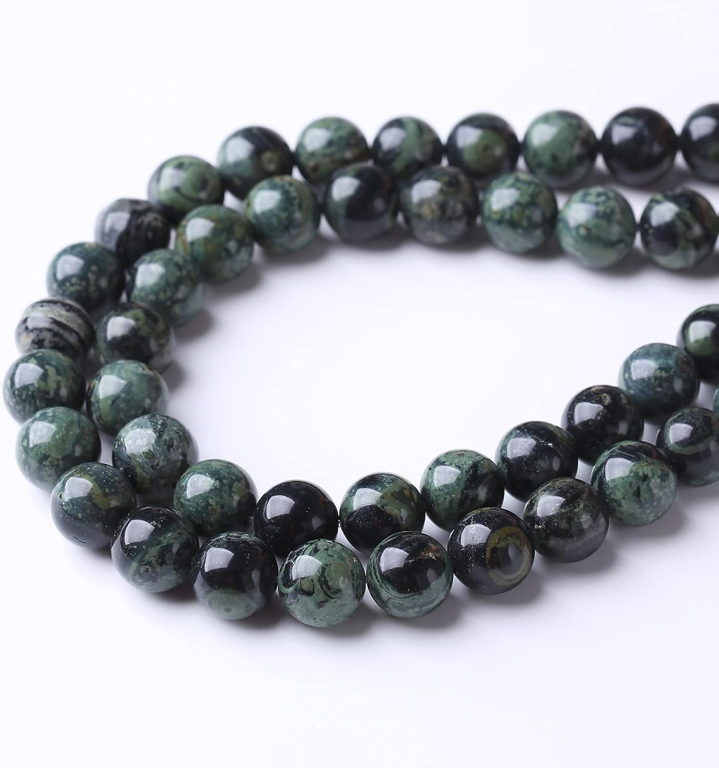 36PCS 10MM Blue Jasper Beads Stone Beads Energy Healing Beads for DIY Jewelry Bracelet Necklace Making for Jewelry Making15Inch