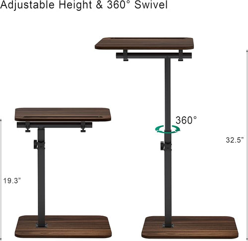 360° Swivel Sofa Side Table for Couch - Image 2