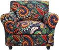 SearchI Stretch Sofa Cover Printed Couch Covers, Floral Pattern 2 Piece by SearchI