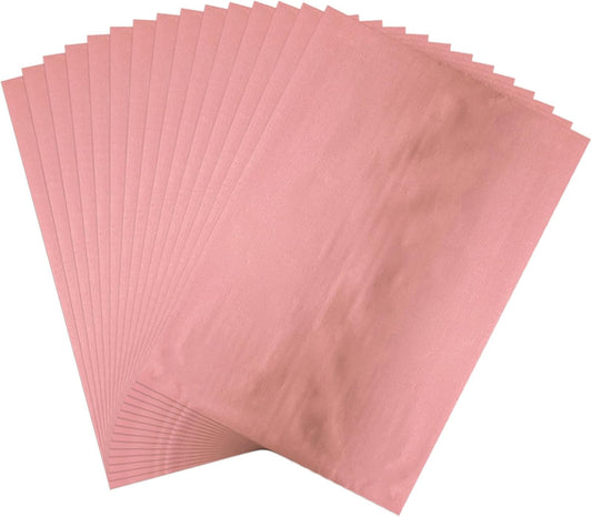 Briartw 20x29cm Hot Foil Paper 50 Sheets Pack Toner Reactive Foil Hot Stamping Foil Paper by Laser Printer and Laminator for Scrapbooking Craft Cardmaking DIY Album (Pink, 100 Sheets)