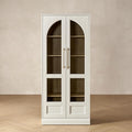 mopio Blake Tall Display Cabinet, Kitchen Buffet Pantry Cupboard, Trophy by MopioInc