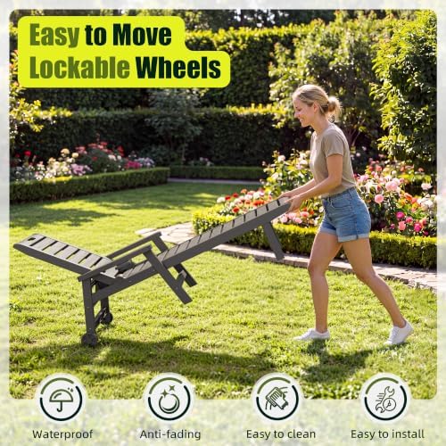 NUNU LAB Outdoor Chaise Lounge Chairs Set - Image 6