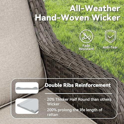 Swivel Rocker Patio Chairs Set of 2 - Image 6