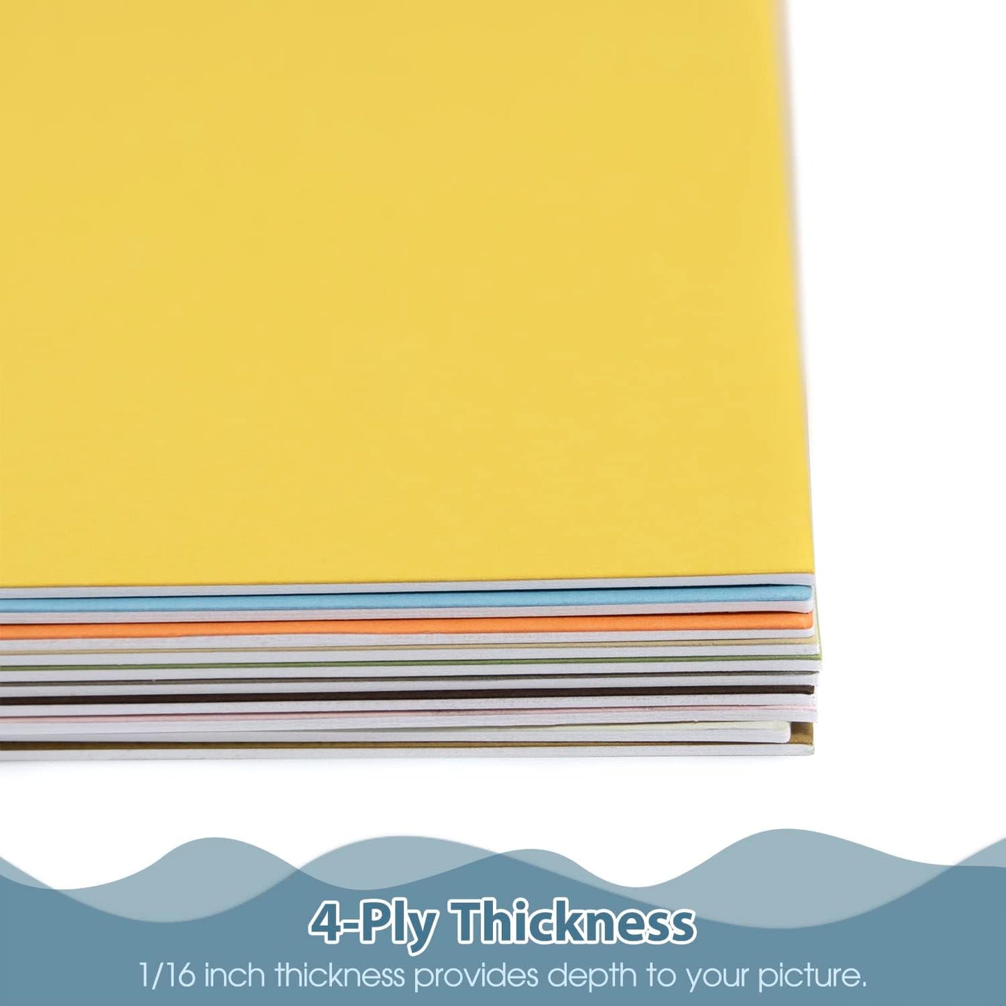 Golden State Art, 5x7 Matboard Mat Board Blanks - Assortment Color Uncut Mats for DIY Projects, Presentation Boards, Art Crafts (20 Pack)