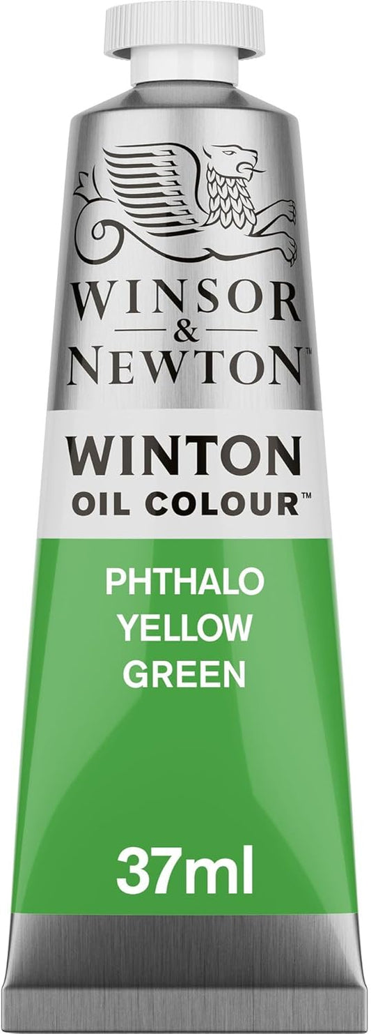 Winsor & Newton Winton Oil Color, 37ml (1.25-oz) Tube, Phthalo Yellow Green