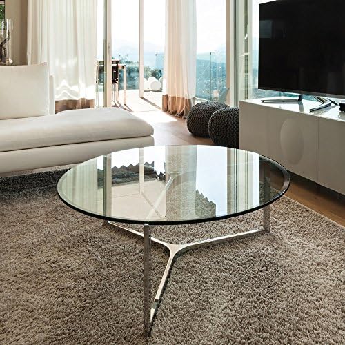 Dulles Glass 56 inch Round Glass Table Top - Image 2