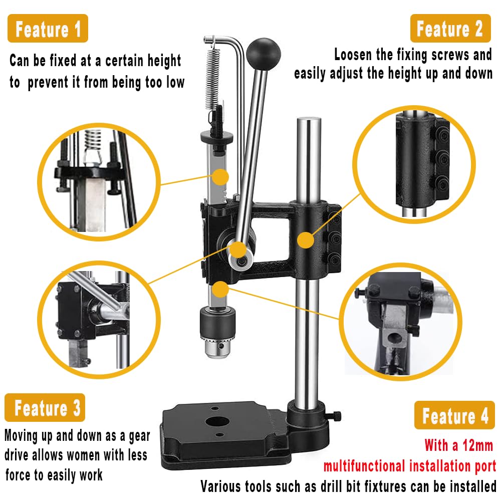 Leather Hole Puncher Hand Punching Machine Manual Press Puncher Punch Tools for DIY Craft